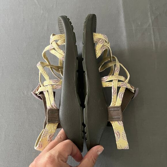 Chaco Women's ZCloud X2 Sport Sandals Braided - Size 9 - Yellow Multicolor - Picture 6 of 9